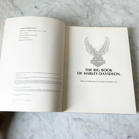 The Big Book of Harley-Davidson Paperback Book - Motorcycle History 12.5" x 9.5" - Picture 5 of 16